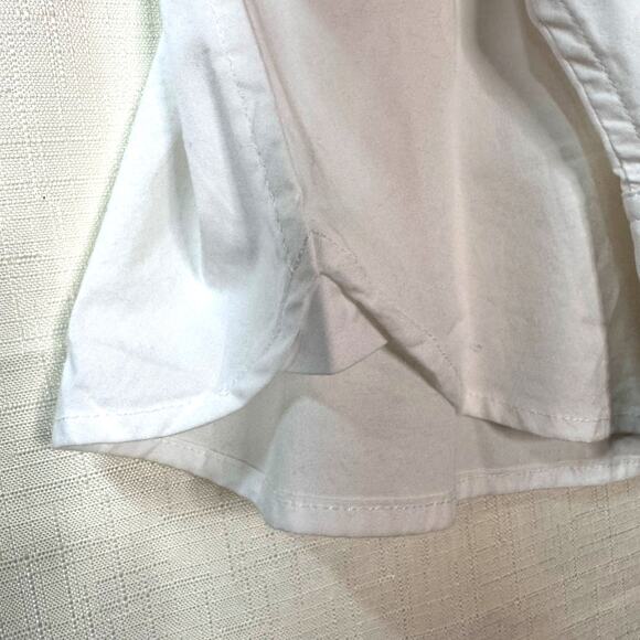 J. CREW Stretch Button Down Shirt Women 22 Cotton Slim Fitted Crisp Preppy Work - Picture 5 of 10